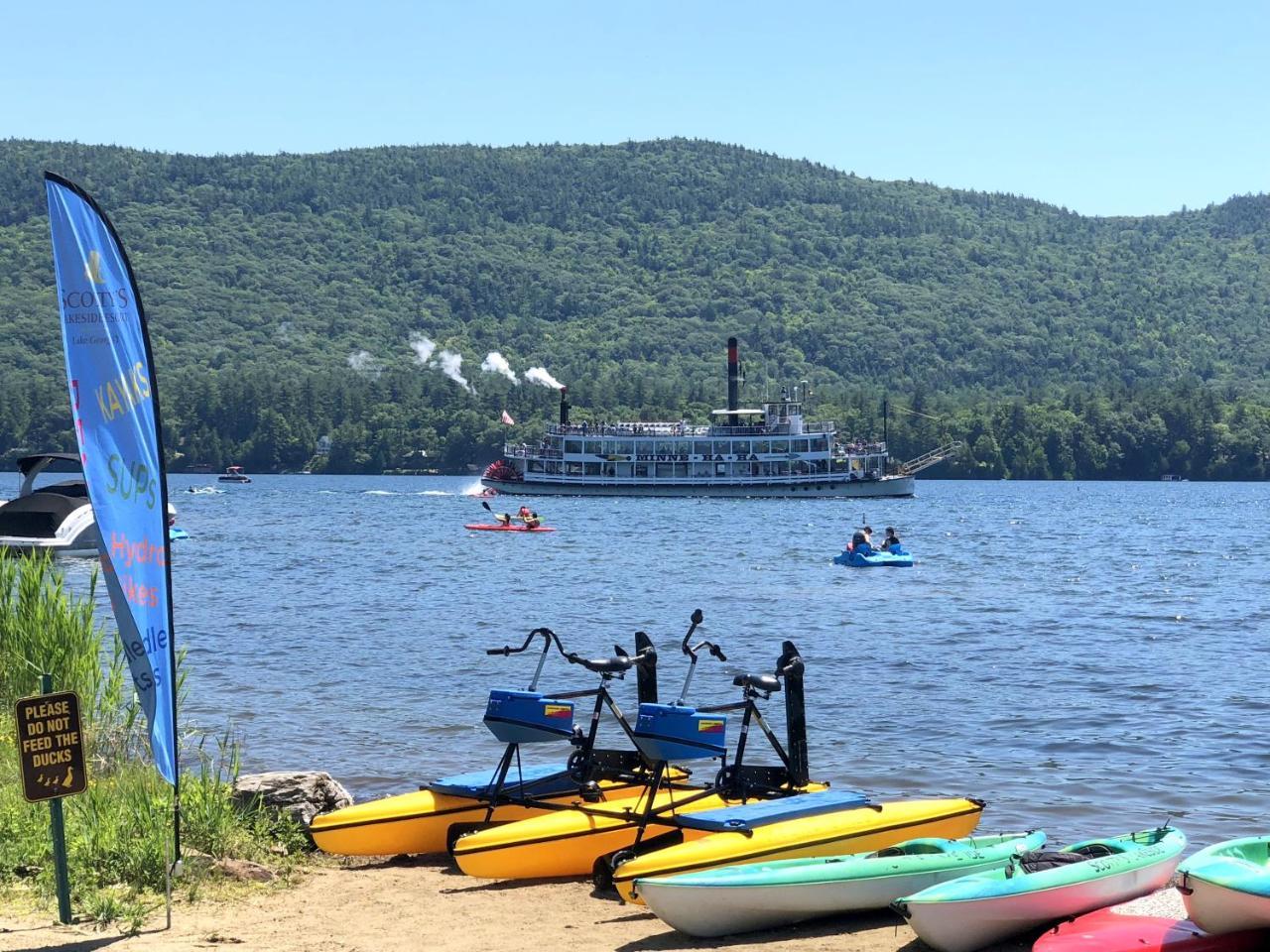 Scotty'S Lakeside Resort Lake George Exterior photo
